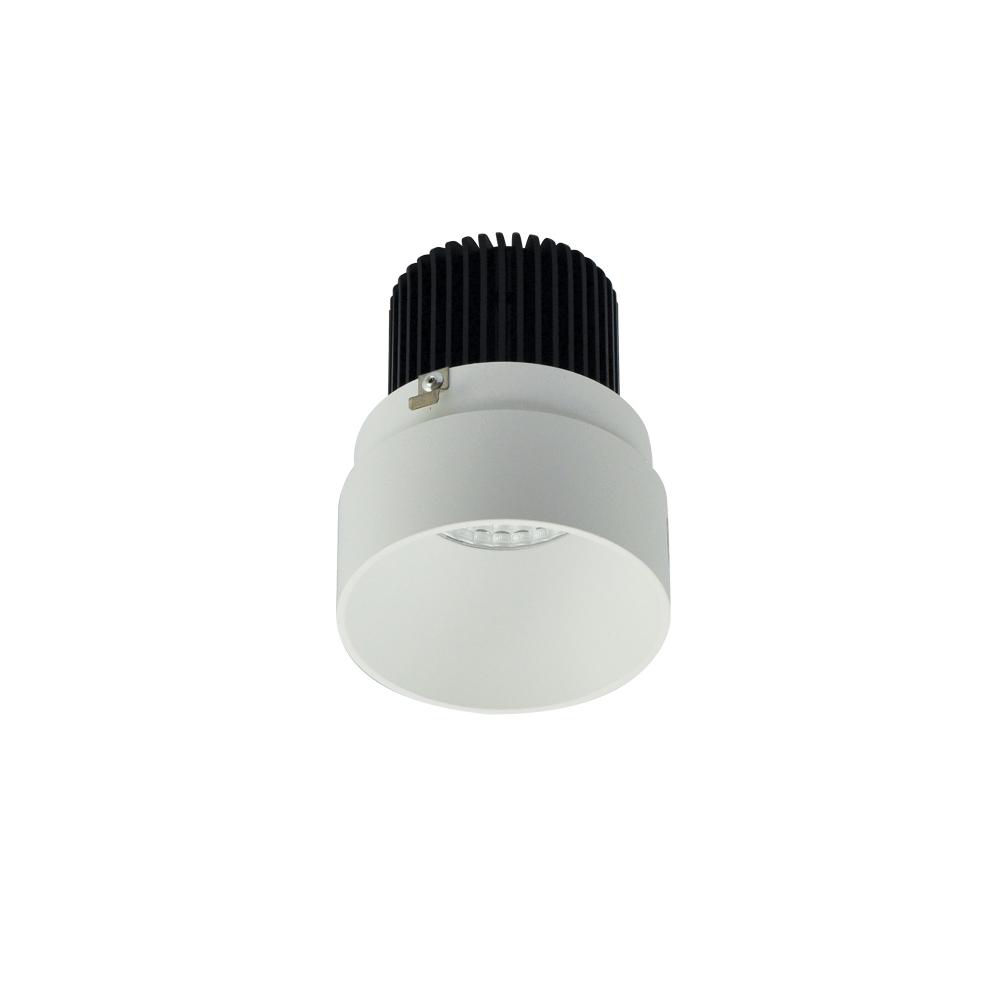 2" Iolite LED Round Trimless Downlight, 1000lm / 14W, 3000K, Matte Powder White Finish