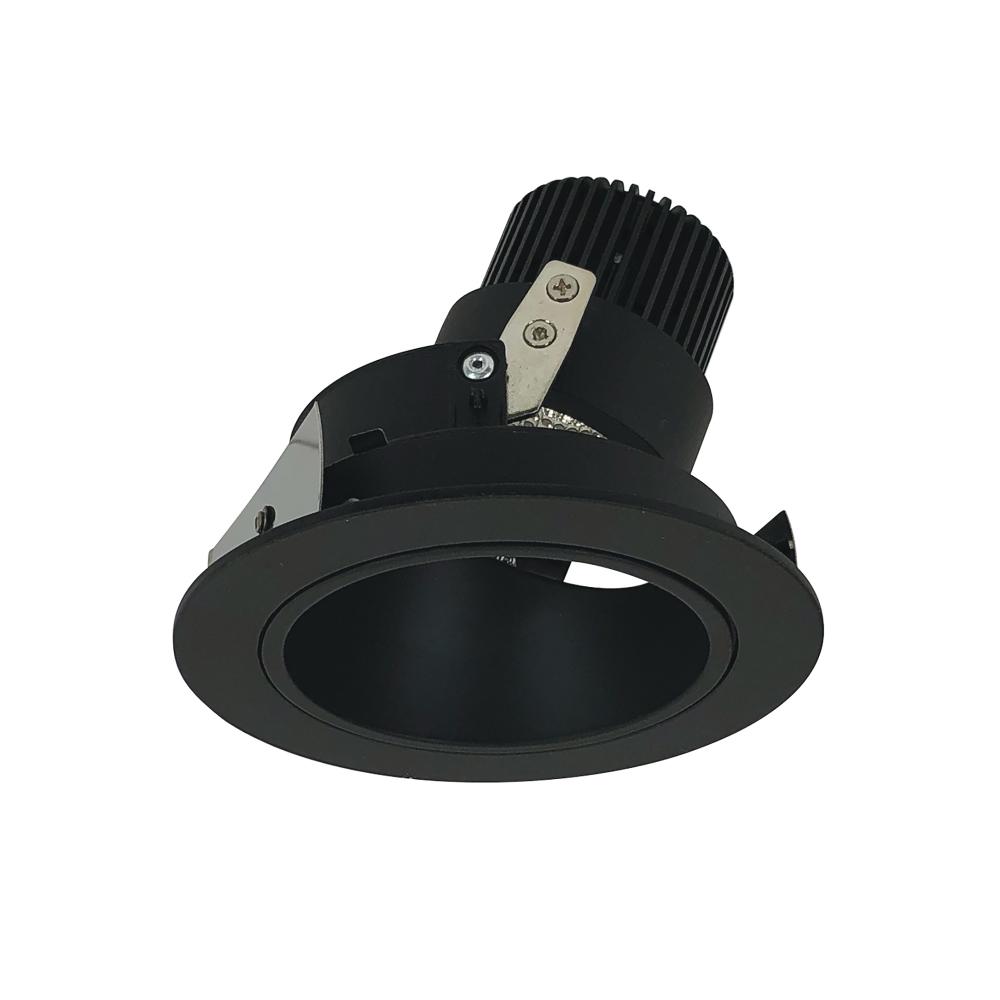 4" Iolite LED Round Adjustable Deep Reflector, 800lm / 14W, Comfort Dim, Black Reflector / Black