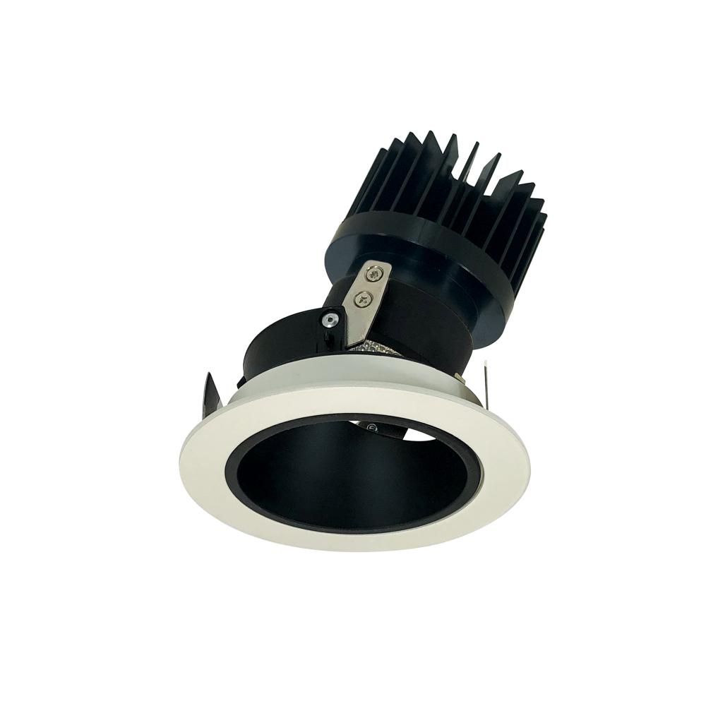 4" Iolite LED Round Adjustable Deep Reflector, 1500lm/2000lm (varies by housing), 2700K, Black