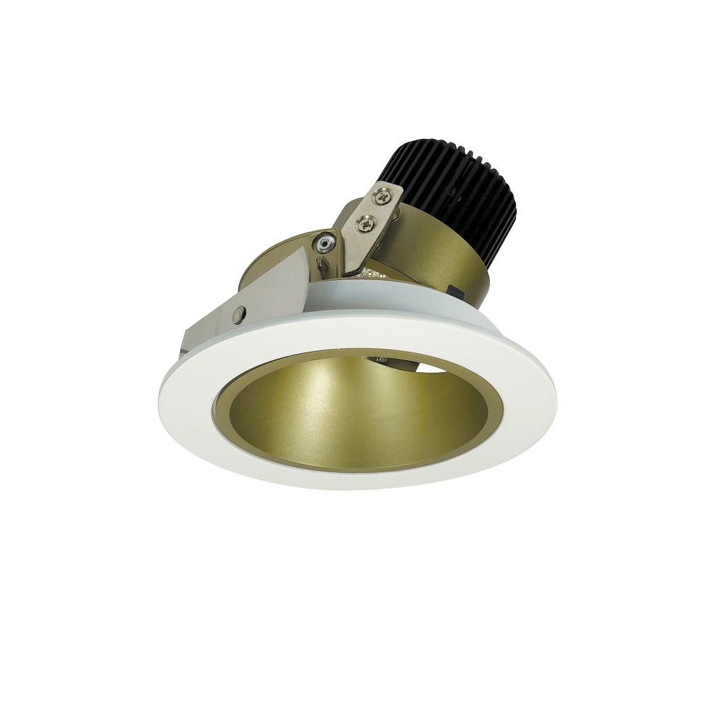 4" Iolite LED Round Adjustable Deep Reflector, 10-Degree Optic, 850lm / 12W, 3500K, Champagne