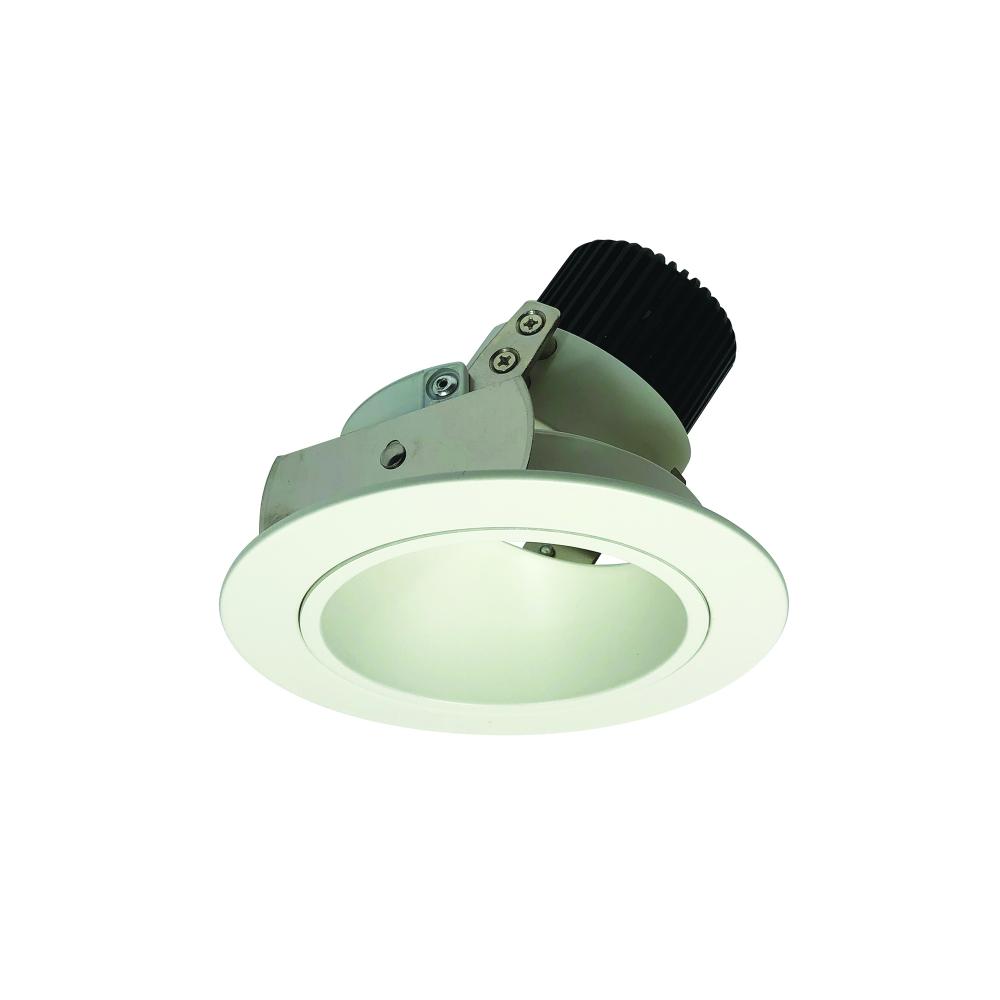 4" Iolite LED Round Adjustable Deep Reflector, 800lm / 14W, Comfort Dim, White Reflector / White