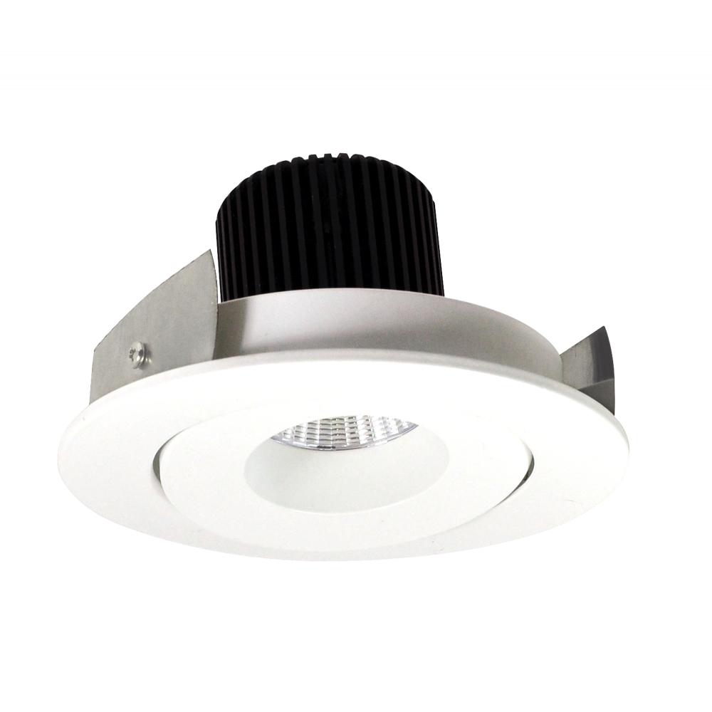 4" Iolite LED Round Adjustable Gimbal, 1000lm / 14W, 4000K, Matte Powder White Finish