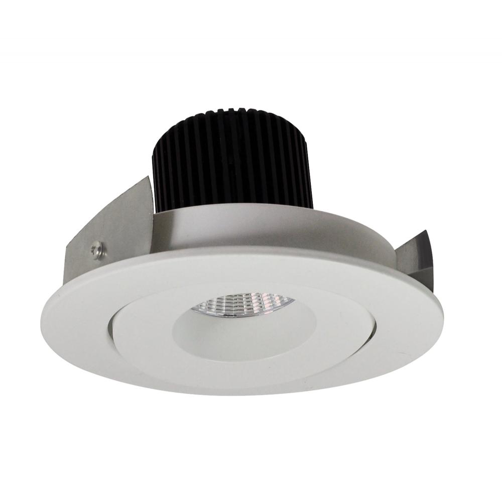 4" Iolite LED Round Adjustable Gimbal, 1000lm / 14W, 5000K, White Finish