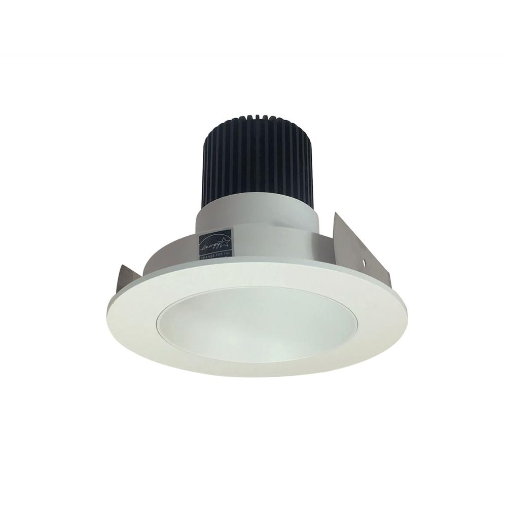 4" Iolite LED Round Reflector, 800lm / 14W, 5000K, White Reflector / White Flange