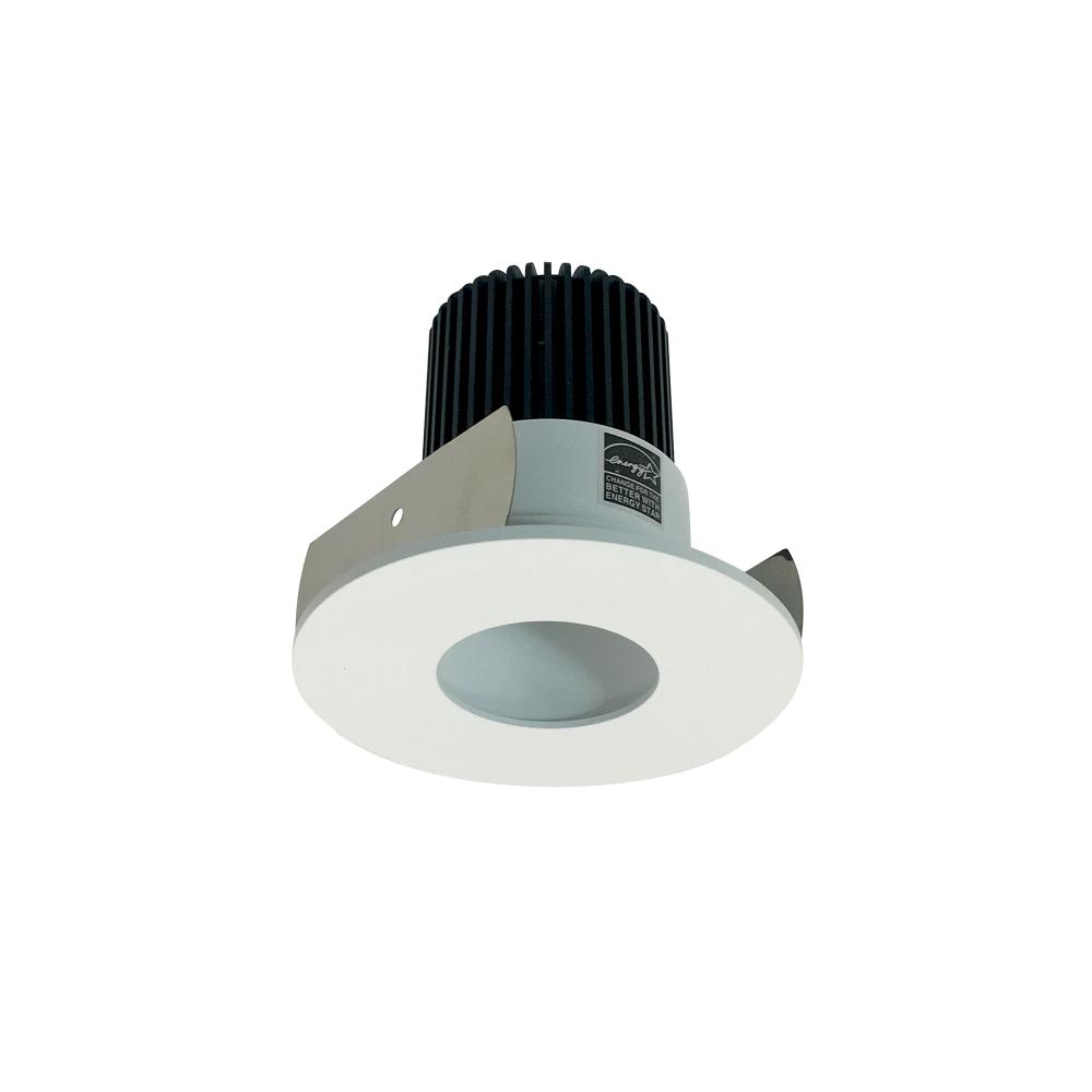 2" Iolite LED Round Adjustable Pinhole, 10-Degree Optic, 800lm / 12W, 4000K, Matte Powder White