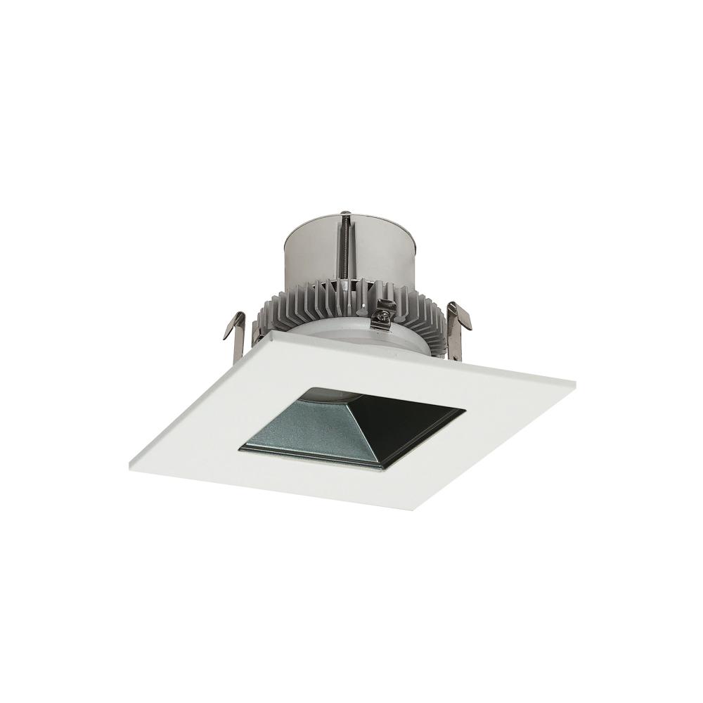 4" Cobalt Click Square Retrofit Reflector with Square Aperture, 1000lm / 12W, 3000K, Pewter