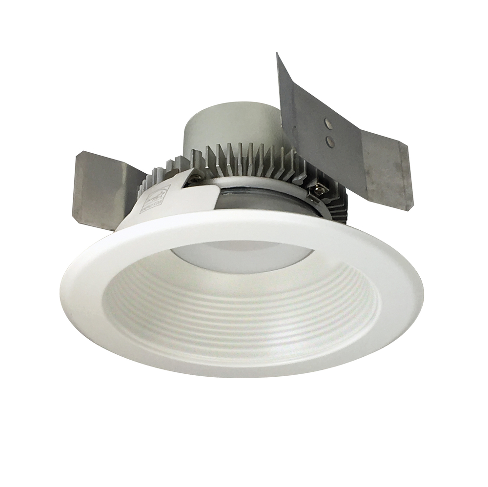 5" Cobalt Click Round Retrofit Baffle, 750lm / 10W, 4000K, White Baffle / White Flange