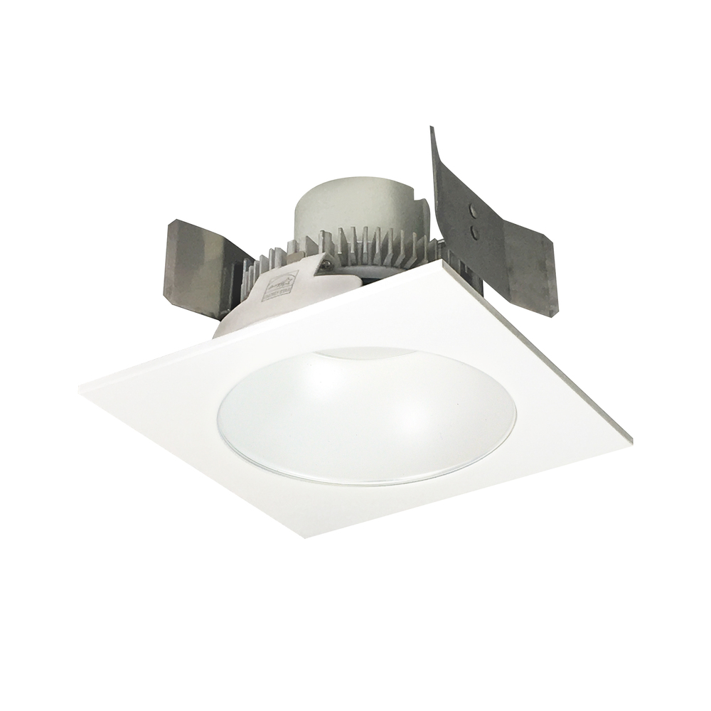 5" Cobalt Click Square Retrofit Reflector with Round Aperture, 750lm / 10W, 3000K, Matte Powder