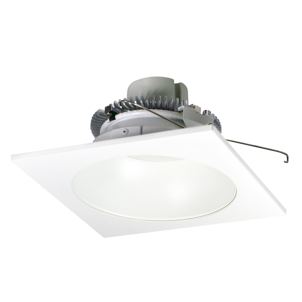 6" Cobalt Click Square Retrofit Reflector with Round Aperture, 750lm / 10W, 3000K, Matte Powder