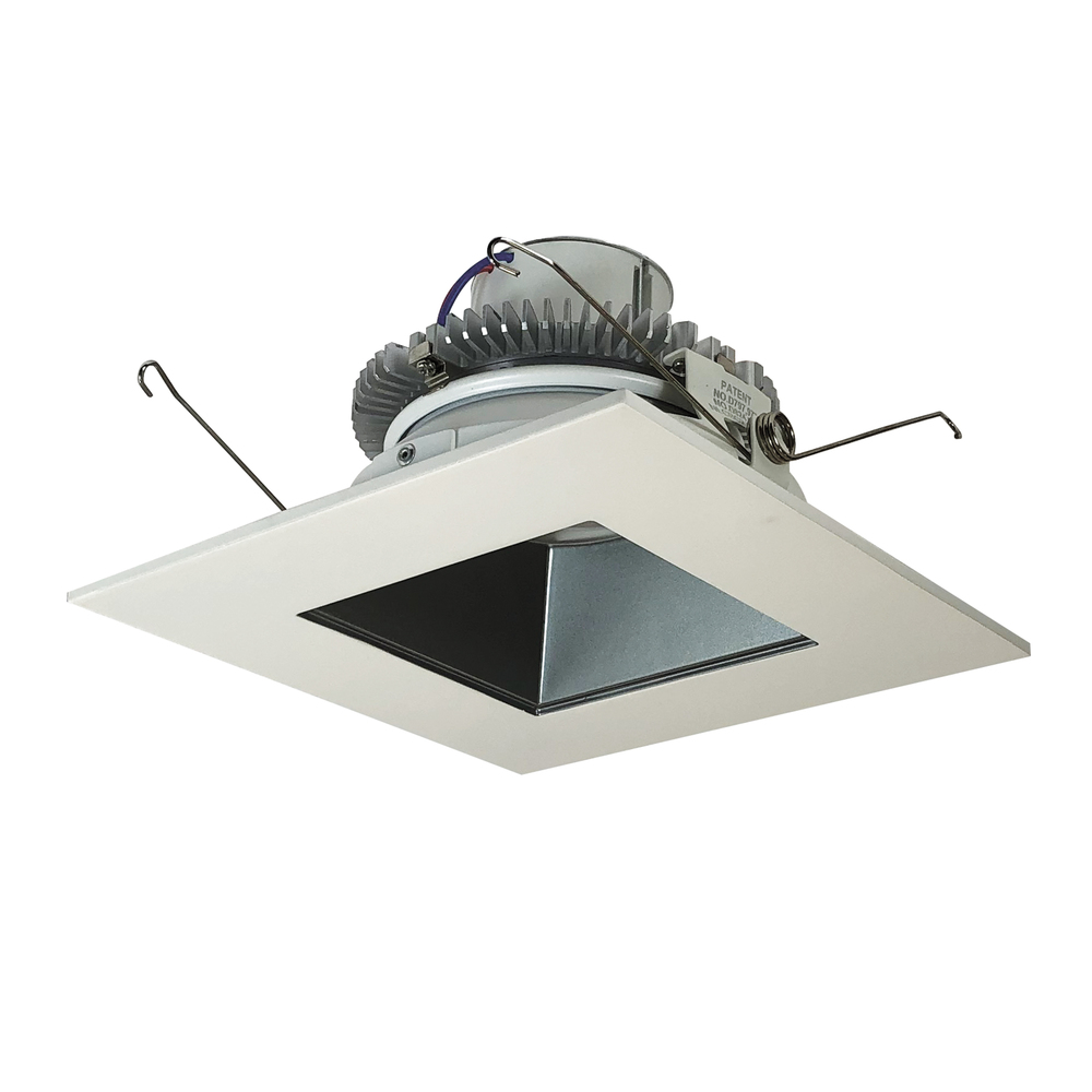 6" Cobalt Click Square Retrofit Reflector with Square Aperture, 750lm / 10W, 3000K, Pewter