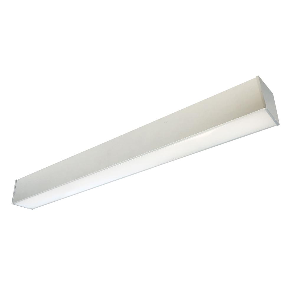 4' L-Line LED Direct Linear w/ Dedicated CCT, 4200lm / 3000K, Aluminum Finish