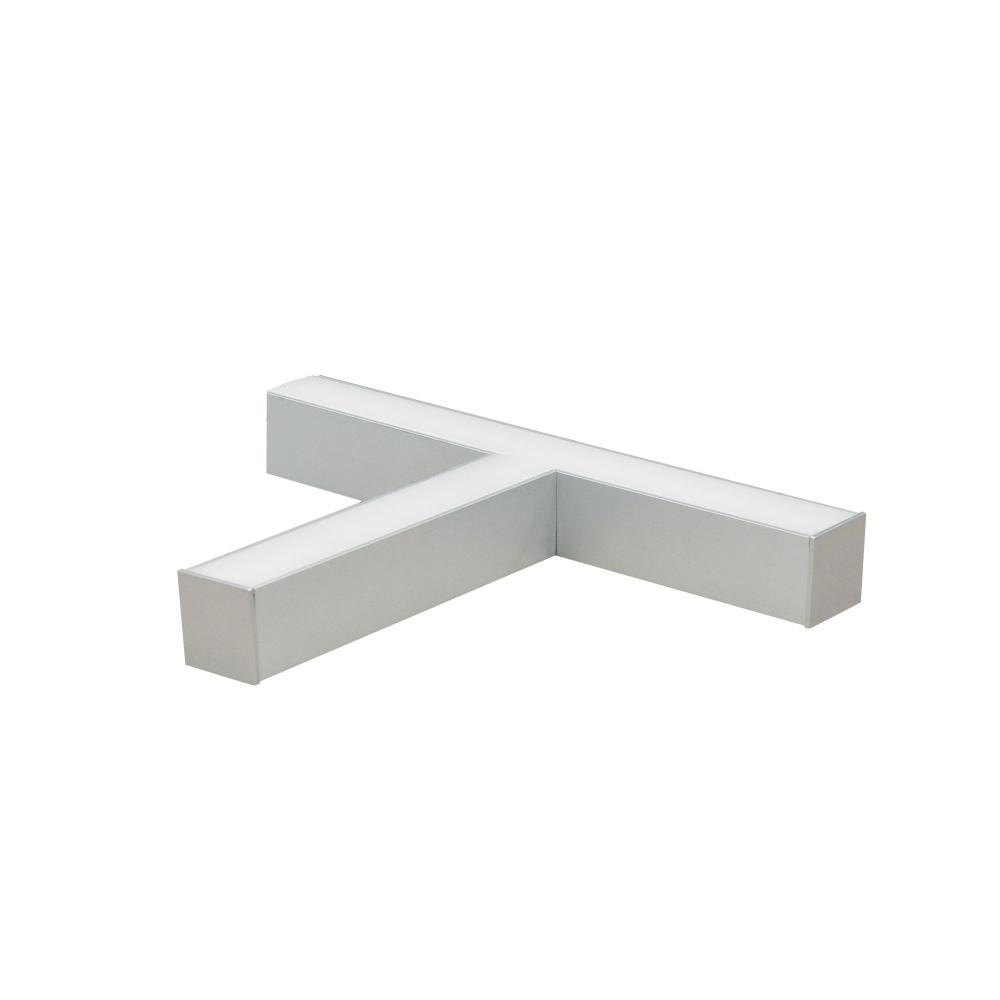 "T" Shaped L-Line LED Direct Linear w/ Dedicated CCT, 4600lm / 3000K, Aluminum Finish