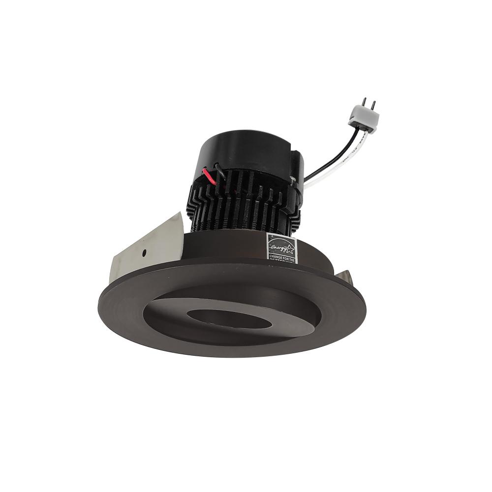 4" Pearl Low Voltage LED Round Adjustable Gimbal Retrofit, 1050lm / 11W, 2700K, Bronze Finish