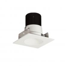 Nora NIOB-2SNDC27XWW/10 - 2" Iolite LED Square Reflector with Round Aperture, 1000lm / 14W, 2700K, White Reflector / White