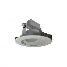 Nora NLCBC-56935XWW - 5" Cobalt Adjustable LED Retrofit, 1200lm / 14W, 3500K, White Reflector / White Flange