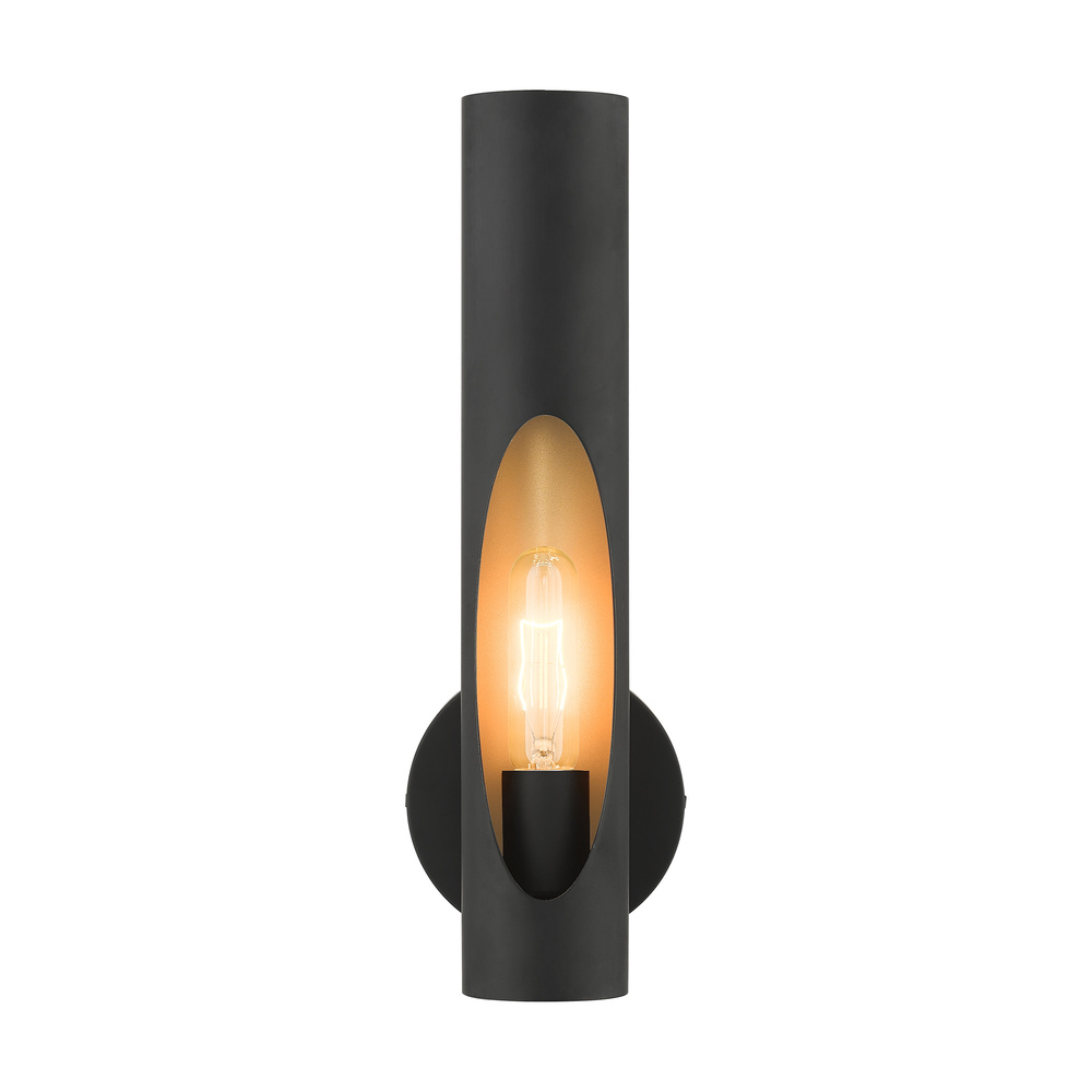 1 Lt Black ADA Single Sconce