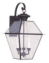 Livex Lighting 2381-07 - 3 Light Bronze Outdoor Wall Lantern