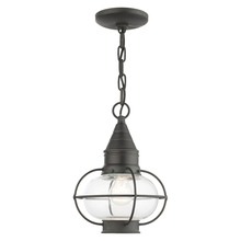 Livex Lighting 26910-61 - 1 Lt Charcoal Outdoor Pendant Lantern