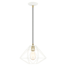 Livex Lighting 41323-03 - 1 Lt White Pendant