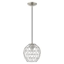 Livex Lighting 41326-91 - 1 Lt Brushed Nickel Mini Pendant