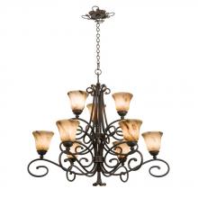 Kalco 5535TO/1255 - Amelie 9 Light Chandelier