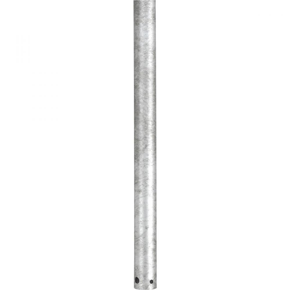 AirPro Collection 24 In. Ceiling Fan Downrod in Galvanized Finish