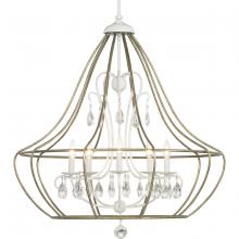 Progress P400152-151 - Fleurette Collection Five-Light Chandelier