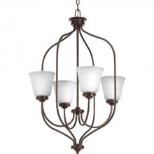 Progress P3891-20 - Keats Collection Four-Light Foyer Chandelier