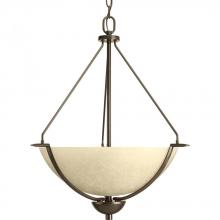 Progress P3912-20 - Bravo Collection Three-Light Inverted Pendant