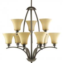 Progress P4492-20 - Joy Collection Nine-Light, Two-Tier Chandelier