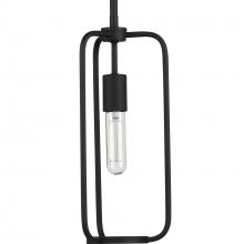 Progress P500223-031 - Bonn Collection One-Light Matte Black Farmhouse Pendant Light