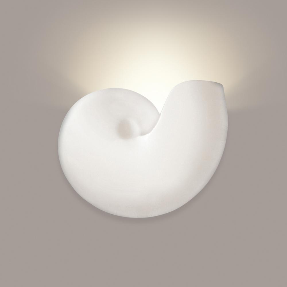 Nautilus Wall Sconce: Fog