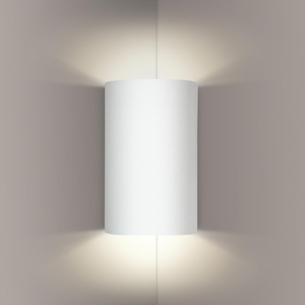 Tenos Corner Sconce: Bisque