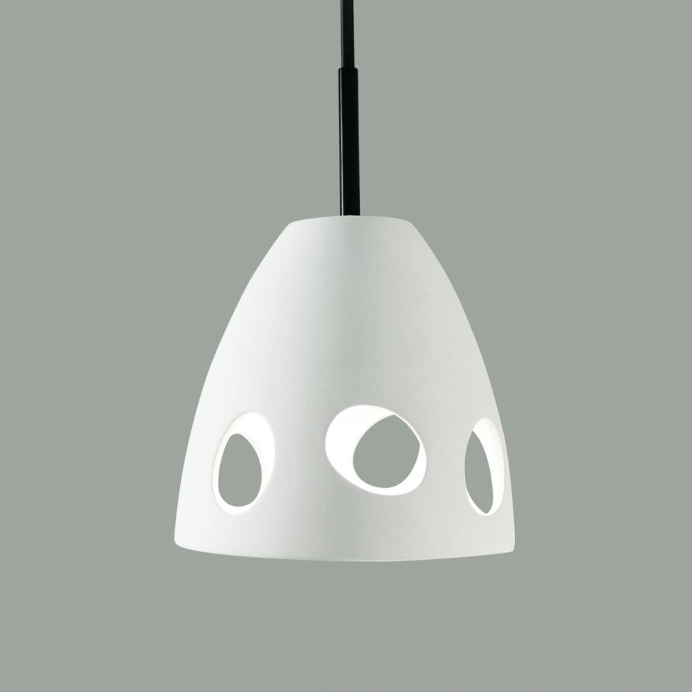 Milano Mini Pendant: Corroded Copper (Black Cord & Canopy)