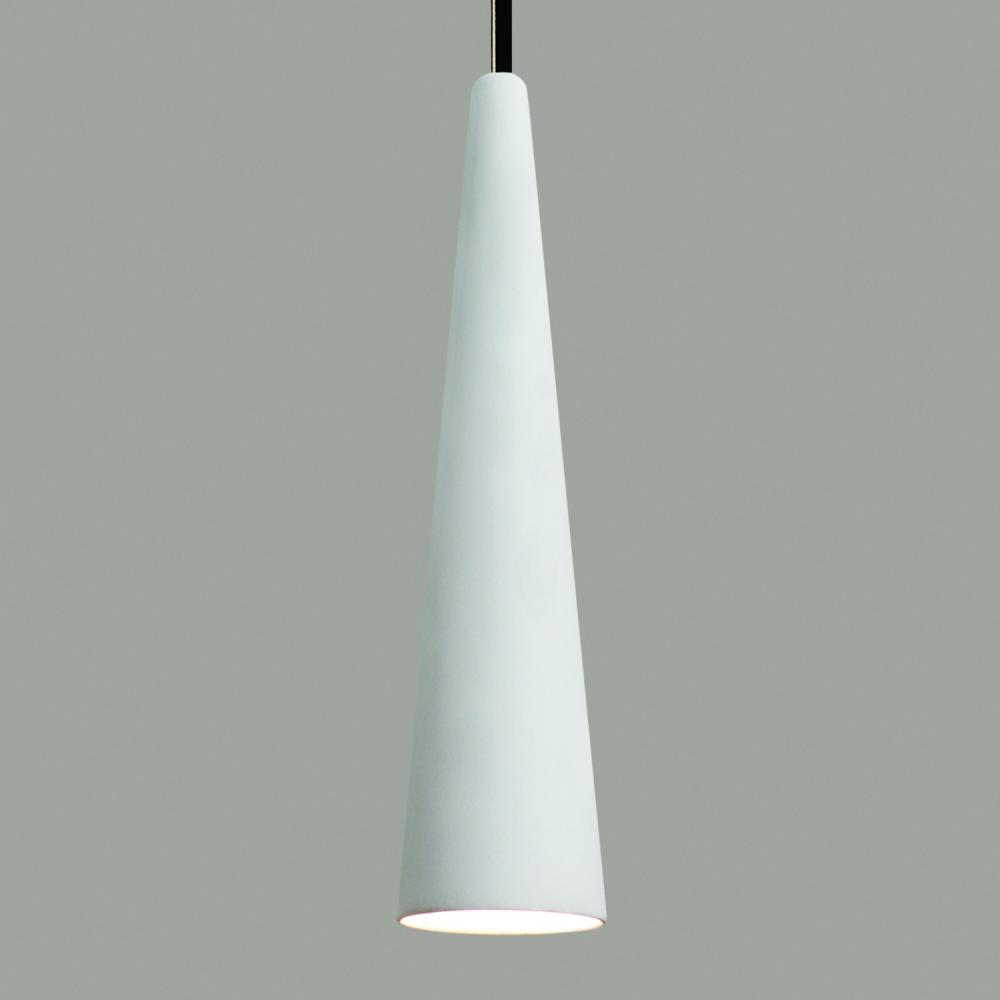 Iconic Mini Pendant : Fawn (Black Cord & Canopy)