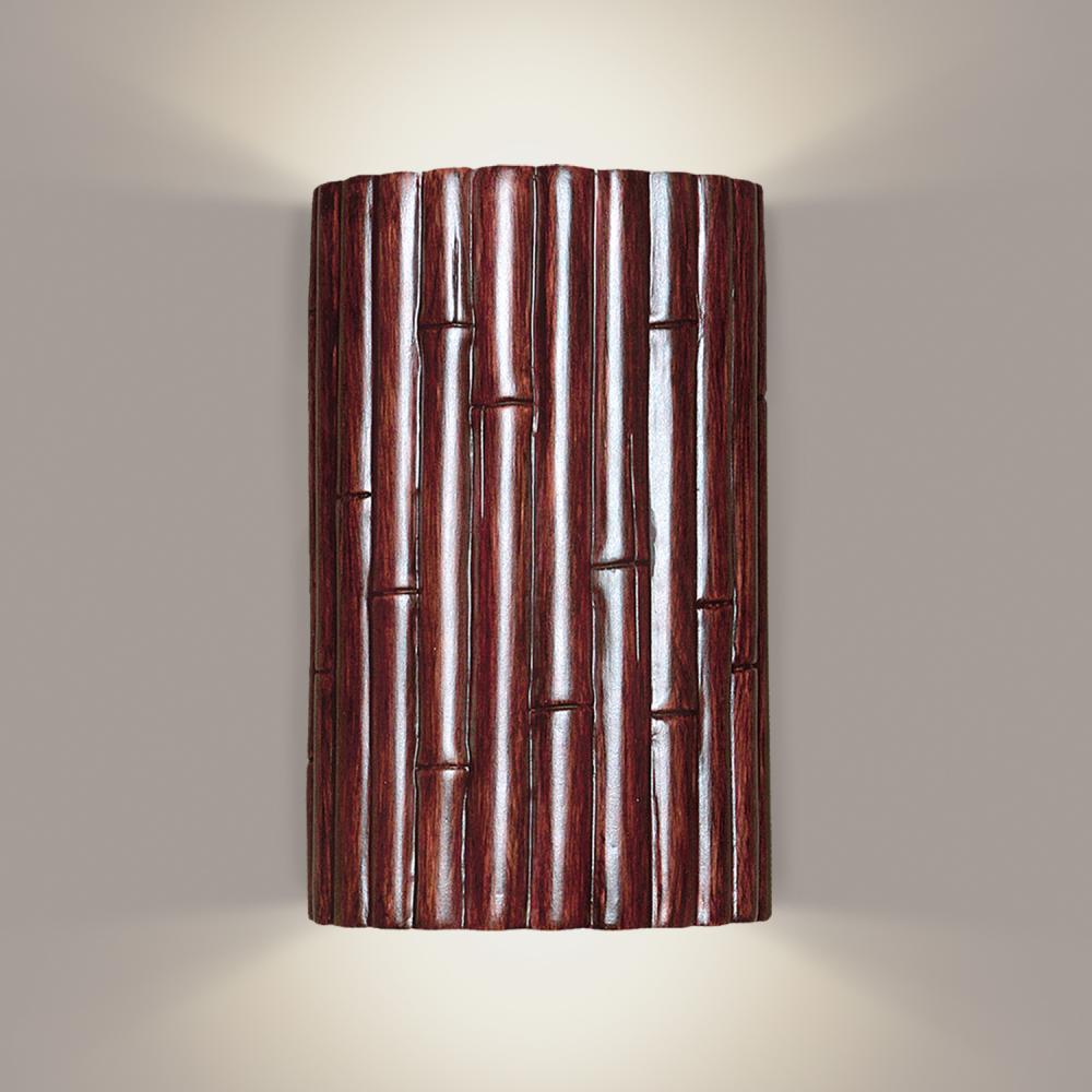 Bamboo Wall Sconce Cinnamon