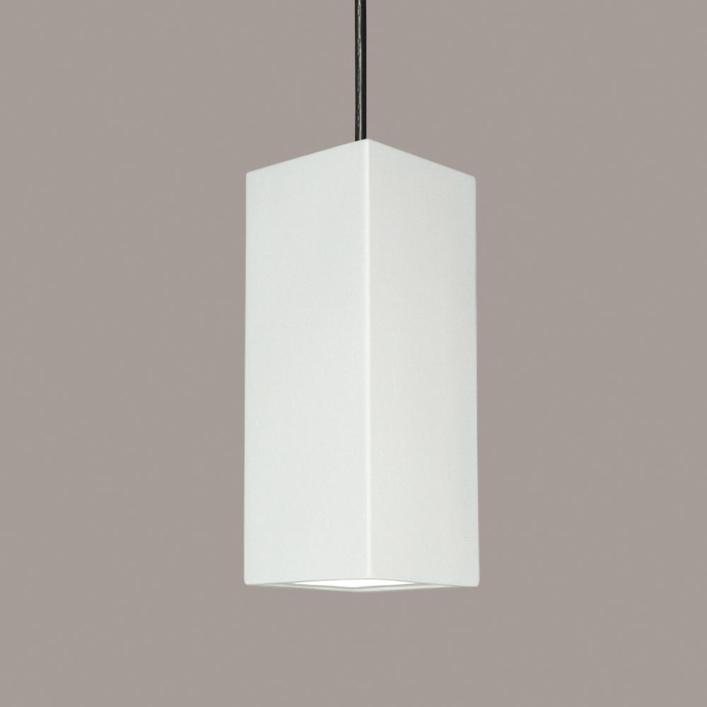 Timor Pendant: Icelandic Blue (E26 Base Dimmable LED (Bulb included)) (Black Cord & Canopy)