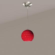 A-19 LVMP17-MR-LEDMR16 - Lunar Low Voltage Mini Pendant Matador Red (12V Dimmable MR16 LED (Bulb included))