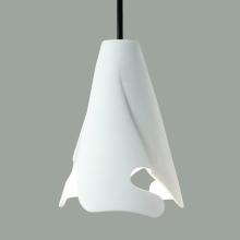 A-19 MP10-M9-BCC - Flora Mini Pendant: Corroded Copper (Black Cord & Canopy)