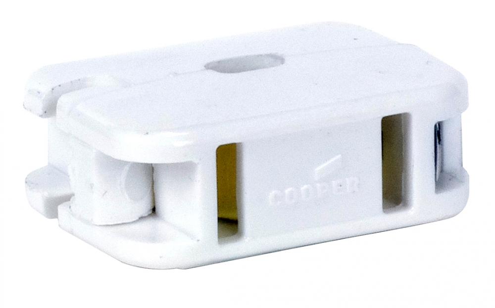 Add-On Outlet; White Finish; Non Polarized; 18/2 SPT-1; 10A; 125V