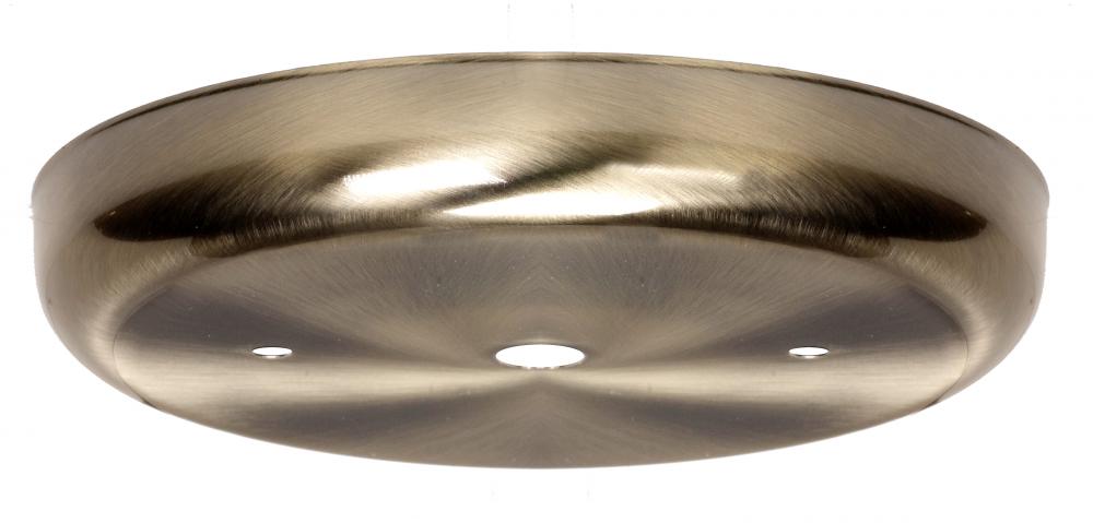 Contemporary Canopy; Canopy Only; Antique Brass Finish; 5-1/4" Diameter; 7/16" Center Hole;