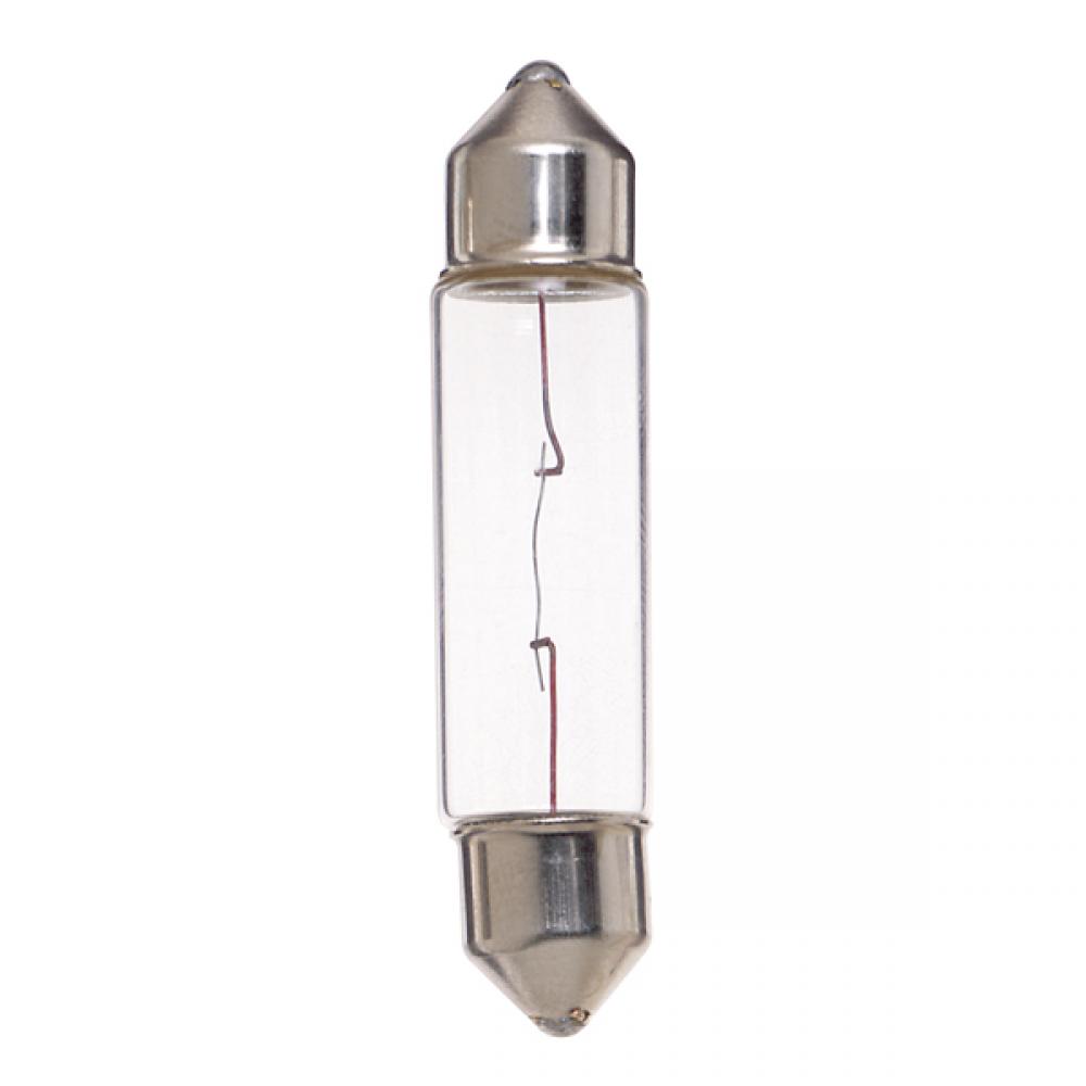 10 Watt miniature; T3 1/4; 200 Average rated hours; Festoon base; 12 Volt