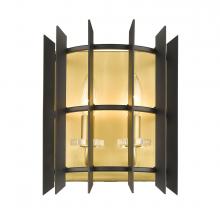 Z-Lite 338-2S-MB+SBR - 2 Light Wall Sconce