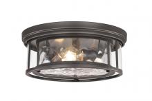 Z-Lite 493F3-BRZ - 3 Light Flush Mount