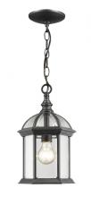 Z-Lite 563CHM-BK - 1 Light Outdoor Chain Mount Ceiling Fixture