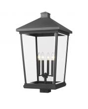 Z-Lite 568PHXXLS-BK - 4 Light Outdoor Post Mount Fixture