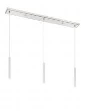 Z-Lite 917MP12-WH-LED-3LBN - 3 Light Linear Chandelier