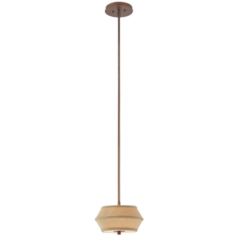 Sunrise 2Lt Mini Pendant Classic Bronze W/ Plain Shade