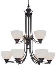 Dolan Designs 1172-20 - Nine Light Antique Bronze Up Chandelier