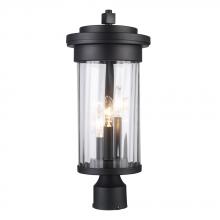 Trans Globe 51413 BK - Carmel Post Lanterns Black